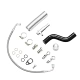 Oil Feed & Return Line Kit Fit for Mini Cooper S JCW R55 R56 R57 R58 R59 R60 1.6L 2007-2013 hatchback, for 2009-2015 convertible, for 2008-2014 clubman Replace # 11657600890 11657565912 020-0201A