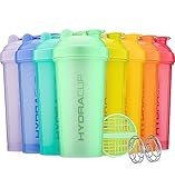 Hydracup [8 Pack] - 28 oz OG Shaker Bottle for Protein Powder Shakes & Mixes, Dual Blender, Wire Whisk & Mixing Grid, BPA Free Shaker Cup Blender Set
