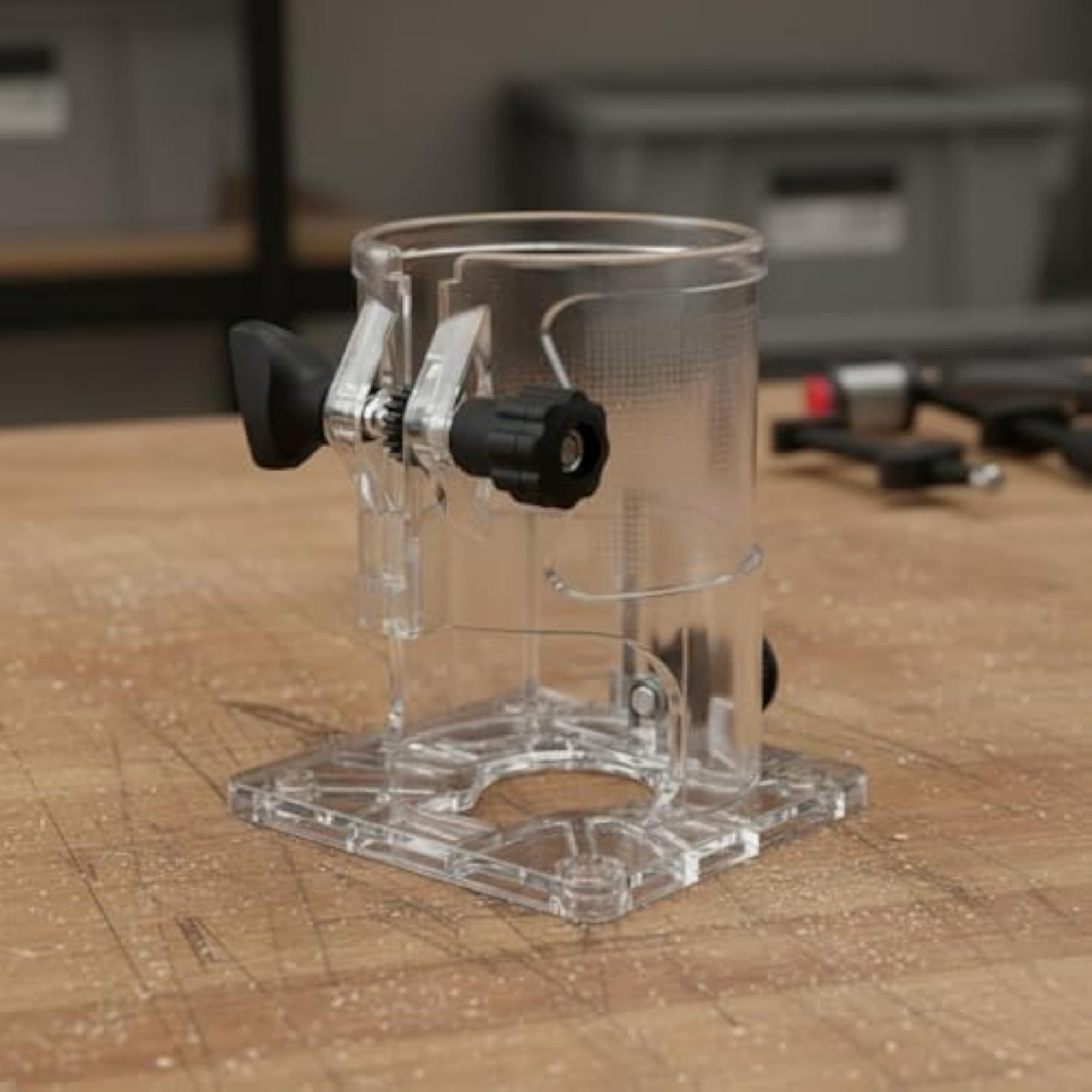 Clear View Transparent Router Base