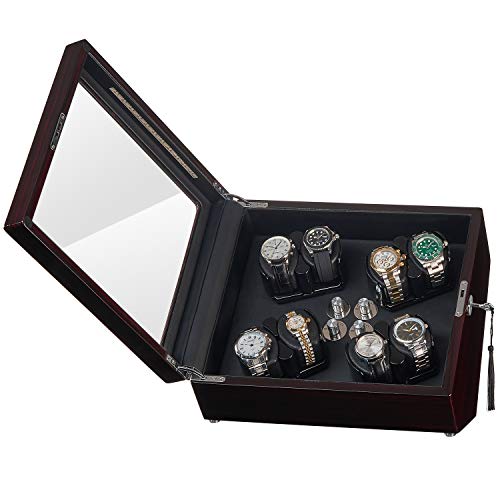Jqueen Watch Winder For 8 Automatic Watches With Quiet Motors #TOP1