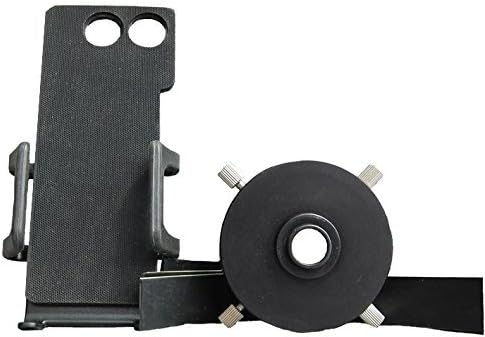 OlivonUniversal Smartphone Holder - Take photos and video through your Spotting Scope, Telescope, Binoculars, Rifle Scope - Easy to install - No tools required - (61mm Ring)