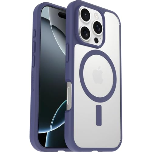 Image of OtterBox iPhone 16 Pro React Series Case - Denver Dusk Purple - Ultra-Thin, Stylish Minimalist iPhone Case, MagSafe Compatible
