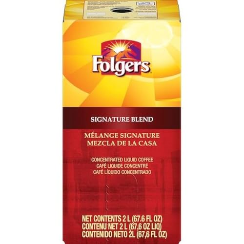 Folgers Liquid Coffee Concentrate Signature Blend, 2 Liters (2-Pack) -