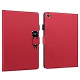 ♦ Material:PU Leder + TPU Silikon, die Schale besteht aus PU Leder und die Rückseite aus weichem und schlagfestem TPU Silikon. Diese beiden Schutzschichten wurden entwickelt, um Ihnen ein angenehmes Gefühl zu vermitteln und gleichzeitig Ihr Tablett perfekt vor Stößen und Staub zu schützen.