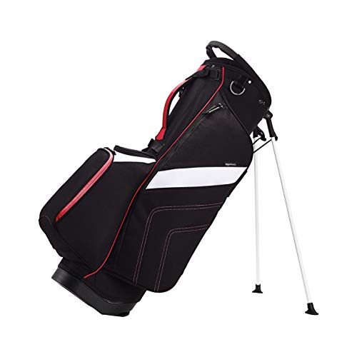 AmazonBasics Golf Club Crossover Stand Bag - Red
