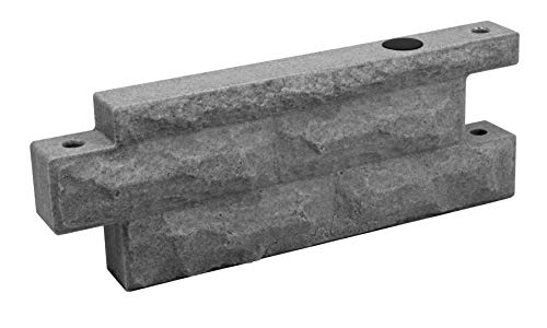 Garden Wizard 2 Foot Stone Landscape Border Wall - Dark
