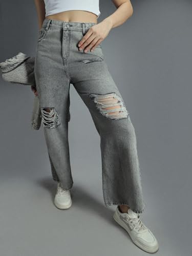 Image of HIGH Star Women's Regular Fit Mid Rise Jeans