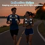 Weighted Vest, 8lb/12lb/16lb/20lb/25lb/30lb Weight Vest with Two Adjustment Straps for Men Women, Weight Vests with Reflective Stripe for Strength Training, Running, Jogging, Walking - Image 3