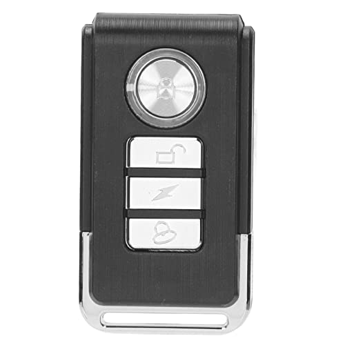 Alarma de Bicicleta, Alarma de Coche de 110 DB, Sensor de Movimiento de Vibración Inalámbrico, Sensibilidad de 10 Niveles, Control Remoto de Alarma de Motocicleta Ajustable, 4 Modos, Fácil de Operar E