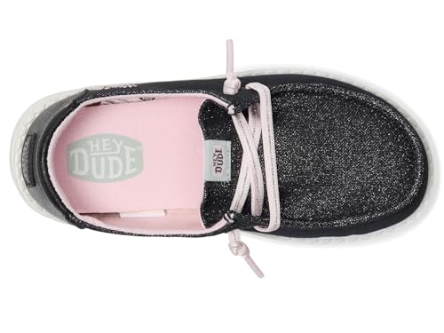 HEYDUDE Women's Wendy Shimmer Flower (Toddler) Slip-On2