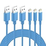 🔋 CAVO IPHONE CERTIFICATO MFI - il nostro cavo iPhone adotta il chip originale certificato MFi, possono fornire protezione da sovratensione, sovracorrente e sovraccarico, prevenire danni elettrici al tuo iPhone o iPad, garantire una ricarica rapida e una trasmissione stabile dei dati ai tuoi dispositivi.
