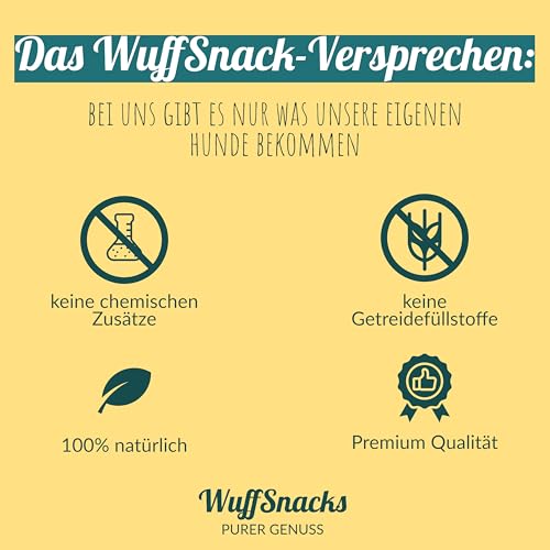 Rinderlungenwürfel für Hunde I 2,5 kg I Rinderlunge getrocknet würfel klein I Trainingsleckerli Hund I Rinderlunge für Hunde getrocknet | fettarm I Leckerlies von Wuffsnacks