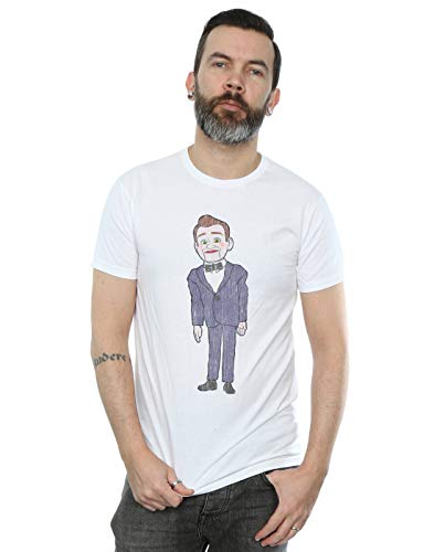 Disney Men's Toy Story 4 Benson Dummy Pose T-Shirt White XXXXX-Large