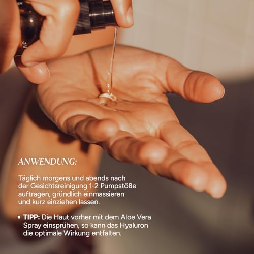 Hyaluron-Serum von Junglück – Hochdosiertes Gesichtsserum