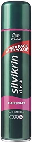 Silvikrin Hairspray Maximum Hold 400ml (PACK OF 6)