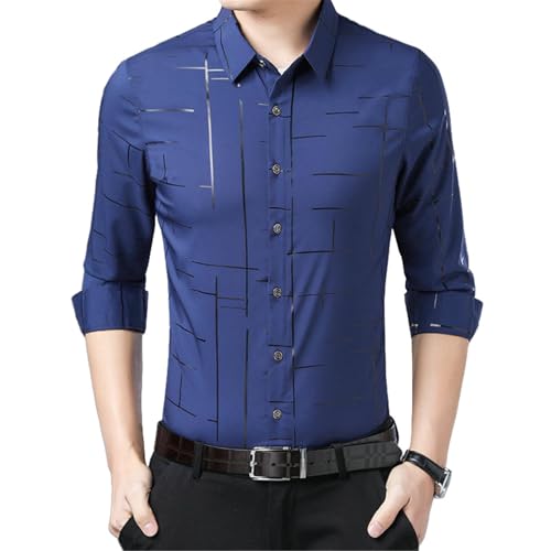 Chemise en coton homme ajustée avec finitions haut de gamme