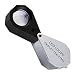 Produktbild Mini Folding Jewellers Eye Loupe Schmuck Lupe für Edelsteine Schmuck Rocks Briefmarken Münzen Uhren Hobbys Antiquitäten Edelsteine, Münzen, Briefmarken (10 x + 6 LED Lights)