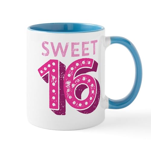 Taza de cerámica CafePress Sweet 16 11 oz miniatura 1