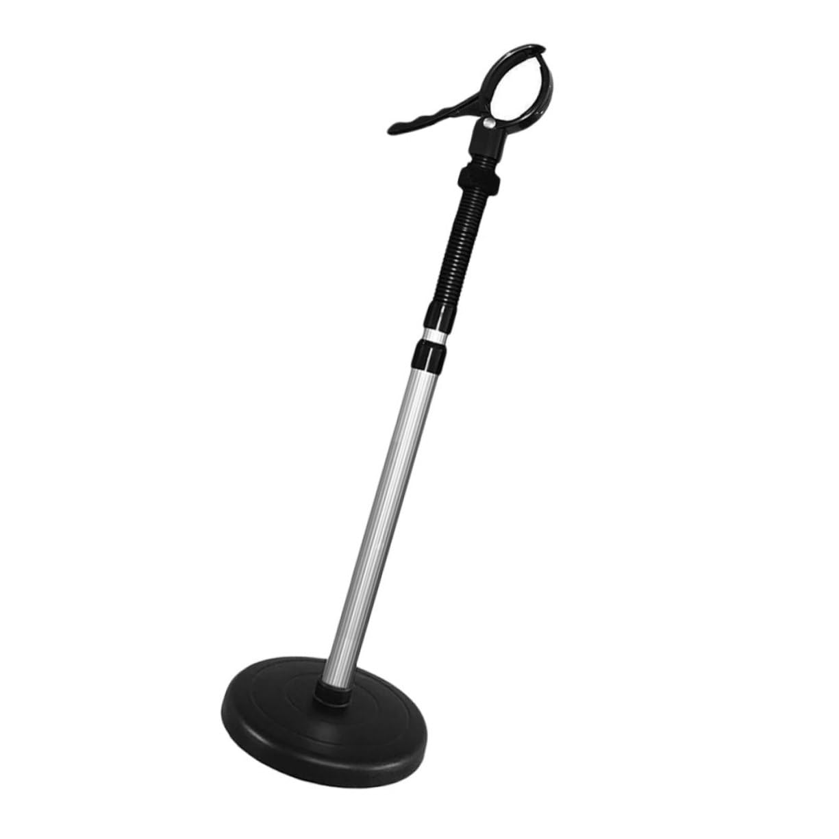Verstellbare Haartrocknerhalterung Freihändig mit Saugnapf 360° Drehbar Schwarz für Friseursalon und Styling