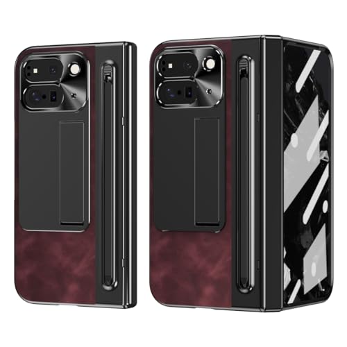 Protection Google Pixel 10 Pro Fold étui cuir béquille rigide et film verre trempé