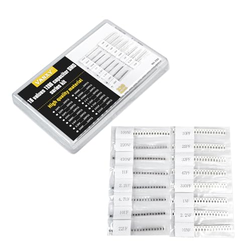 1206 SMD Capacitor Kits 16values*20pcs=320pcs 10PF-22uF 50V ±10% mlcc Multilayer Ceramic Chip Capacitors