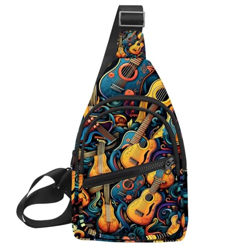 Mochila cruzada de instrumentos musicales para viajar, senderismo y rutas al aire libre