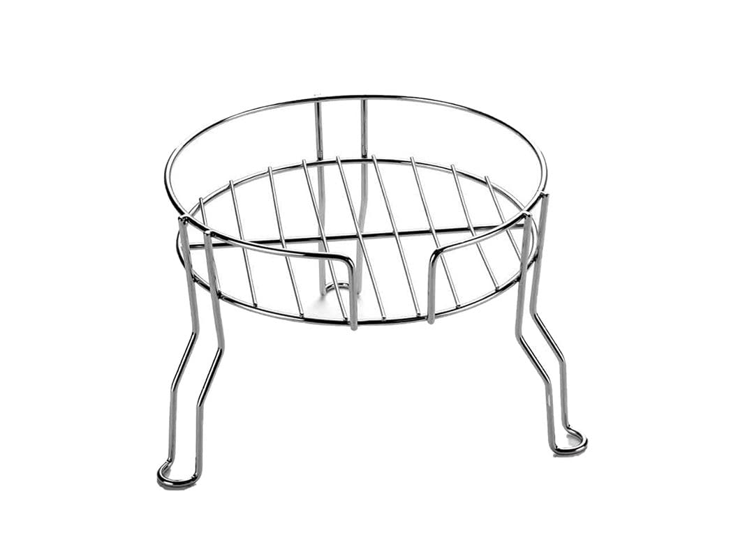 VIGNESHGENIX Fancy Water Pot and Matka Stand Stainless Steel Pot Stand Kitchen Rack Chrome Plated