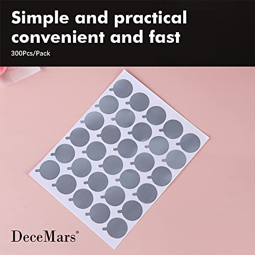 300Pcs Disposable Eyelash Glue Holder Foil Pallet Eyelash Extension Glue Pads Lashes Stickers #TOP6