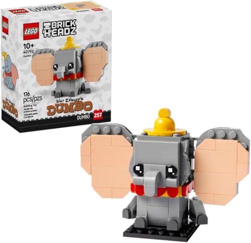 EGO BrickHeadz 40792 Dumbo – Bauset für Kinder und Sammler ab 10 Jahren,...