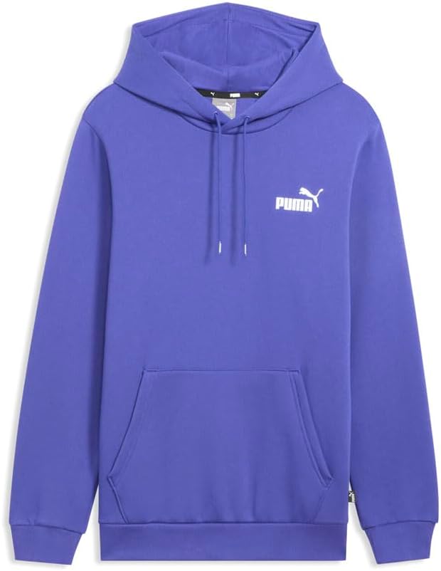 PUMA Mens Essentials Small Logo Hoodie Casual Outerwear Casual - Purple