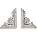StyleCraft Home Collection AC101000DS Signature 7 X 4 inch Distressed Taupe Book Ends