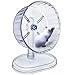 lazYYzal Silent Hamster Wheel, Super-Silent Hamster Exercise Wheels Accessories, Quiet Running Wheels, Adjustable Stand for Hamsters Mice Or Other Small Animals (White, Ф 7 inch)