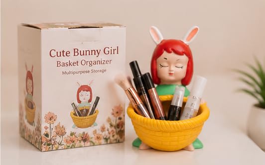 SSE Handmade Girl Face Resin Planter Pot – Cute Succulent & Flower Pot with Drainage Hole | Decorative Indoor & Outdoor Plant Pot for Home, Office & Desk Décor – Ideal Gift for Plant Lovers-image-5