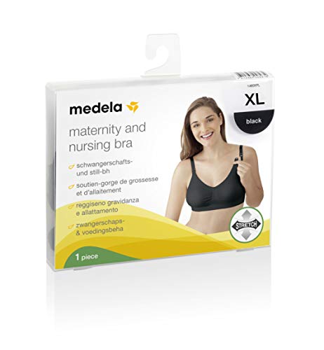 Maternity & Nursing Bra Xl Black, Medela, Preto, GG