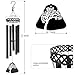 Memorial Wind Chimes Remembrance Wind Chimes Sympathy Wind Chimes with Amazing Grace Sound Wind Chimes Deep Tone with 5 Long Aluminum Tubes for Indoor or Outdoor Decor(Total Length 30'')