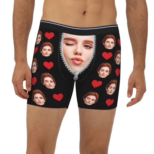 Custom Boxers with Face Personalized Underwear for Men Boyfriend Husband Him Customized Gifts for Christmas2