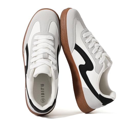 Image of IDIFU Womens Fashion Sneakers Comfortable Cute Casual Tennis Shoes