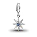 Produktbild ATHENAIE 925 Sterling Silber Clear Zirkonia Sparkling Firework Anhänger Tropfen für Armbänder Halskette Weiß