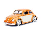 Jada Toys Miniature 1959 VW Fusca Orange JADA Big TIME 1/24 (JA99019)