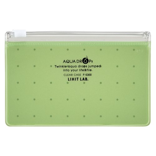 リヒトラブ アクアドロップス クリヤーケース A8 黄緑 F5300-6