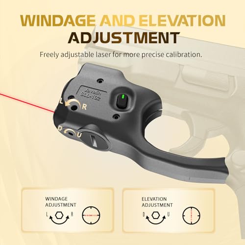 WARRIORLAND Pistol Light Laser Combo Fits S&W M&P 9 /.40 Shield M2, Compact 150-Lumen Trigger Mounted Tactical Weapon Light with Red Laser & White LED, Power Indicator & 3 Light Mode Options, SLL-102 - Thumbnail 3
