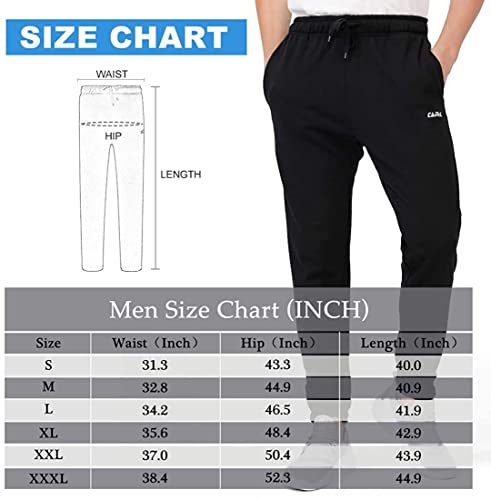CAMEL CROWN Joggingbroek voor heren, hoge taille, sportbroek, sweatbroek, vrijetijdsbroek, katoen, lange damesbroek voor joggen, hardlopen, fitness, trainingsbroek met zakken - Image 8