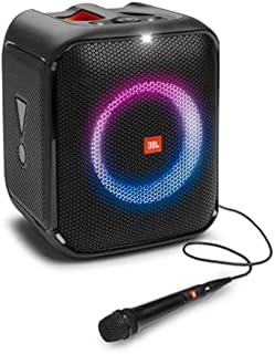 JBL PartyBox Encore Essential Bluetooth Karaoke Party Speaker with PBM100 Wired Mic Bundle