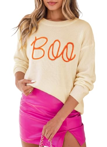 Image of LEMAFER Women 2026 Merry Christmas Round Neck Sequin Letters Sweater Casual Solid Slogan Long Sleeve Pullover Sweatshirt Tops