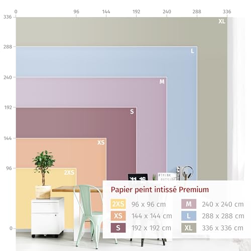 Papier peint panoramique bleu pour imaginer une chambre enfant poétique - 5