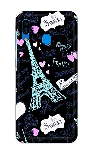 Image of PRINTFIDAA Lovers Famous Place Eiffel Tower in Paris Printed Designer Hard Back Case Cover for Samsung Galaxy A20 / Samsung A30 / Samsung M10S -(SF) MVN1003