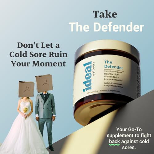 image for Ideal Wellness L-Lysine Cold Sore Treatment For Lips With Immune Suppo