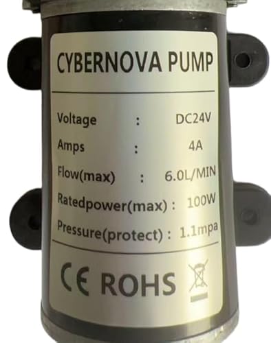 Miniatura 2 de Cybernova Dc 24v 7.0l Min Bomba De Diafragma Inteligente Con Interruptor De Presión Bomba De Agua Silenciosa Autocebante Para Caravana Barco Jardín Gamper Limpieza Pulverización