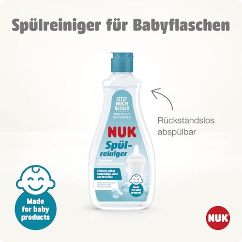 Miniatura 2 de Nuk Limpiador De Lavavajillas Para Biberones 500 Ml Ideal Para La Limpieza De Biberones, Chupitos Y Accesorios Limpiador Sin Fragancias Ph Neutro Botella 100 Reciclable