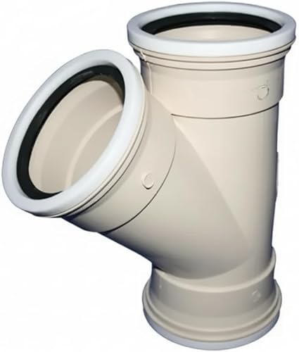 45-Degree 110 mm Underground Waste Junction Pipe Fitting